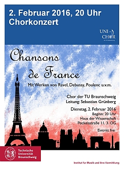 Plakat Chansons, WS2015/2016